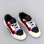 Męskie buty sportowe F109 Czarny-Czerwony | Fashion