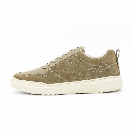 Męskie buty sportowe 3LL021010 Khaki | CAFEMODA