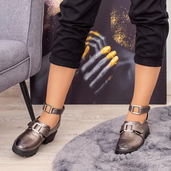 Damskie buty na co dzień ZP1980 Gunmetal | Mei