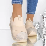 Damskie buty sportowe 3KMD16 Beżowy | Mei