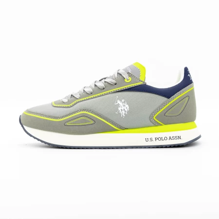 Męskie buty sportowe NOBIL012M4NH1 Jasnoszary | U.S. POLO ASSN