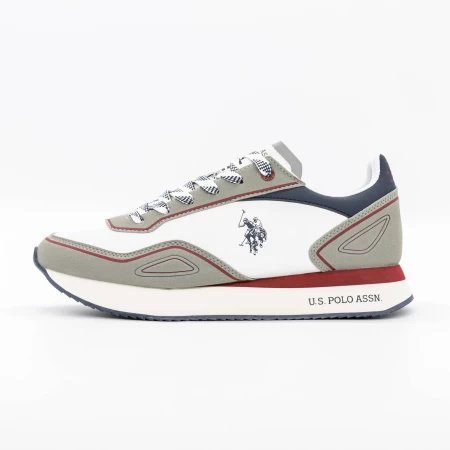 Męskie buty sportowe NOBIL012M4YH1 Biały | U.S. POLO ASSN