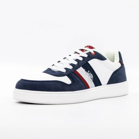 Męskie buty sportowe ROKKO003M4TH2 Ciemnoniebieski-Biały | U.S. POLO ASSN