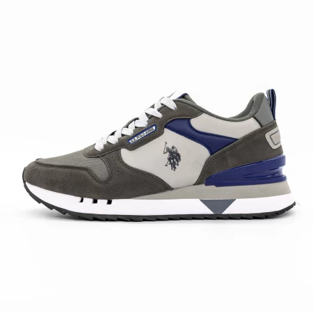 Męskie buty sportowe BUZZY001A Szary-Ciemnoniebieski | U.S.POLO ASSN