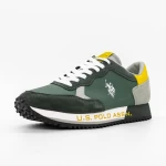 Męskie buty sportowe CLEEF002 Zielony-Szary | U.S.POLO ASSN