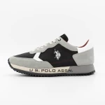 Męskie buty sportowe CLEEF002 Szary-Czarny | U.S.POLO ASSN