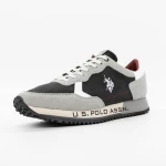 Męskie buty sportowe CLEEF002 Szary-Czarny | U.S.POLO ASSN