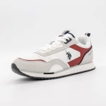 Męskie buty sportowe ETHAN001 Biały-Czerwony | U.S.POLO ASSN