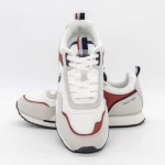 Męskie buty sportowe ETHAN001 Biały-Czerwony | U.S.POLO ASSN