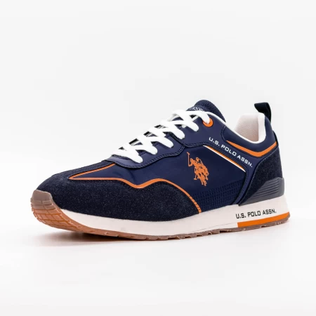 Męskie buty sportowe TABRY002 Ciemnoniebieski-Pomarańczowy | U.S.POLO ASSN