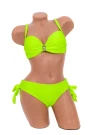 Damska kostium kąpielowy F105 Zielony-Neon| Meina