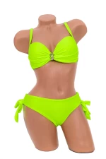 Damska kostium kąpielowy F105 Zielony-Neon| Meina
