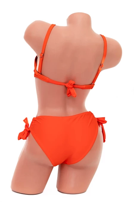 Damska kostium kąpielowy F105 Pomarańczowy | Meina