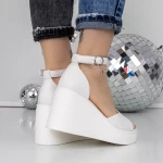 Sandały na platformie 3Y20 Biały | Mei