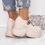 Buty na platformie 9066-36 Beżowy | Mei