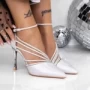 Pantofi Stiletto 3MZY1 SILVER | MEI