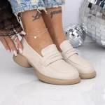 Pantofi Casual Dama 5128 BEIGE | MEI