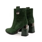 Ghete Dama din piele naturala K99021R DARK GREEN | ADVANCER