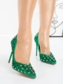 Pantofi Stiletto LD-1165 GREEN | L.DAY