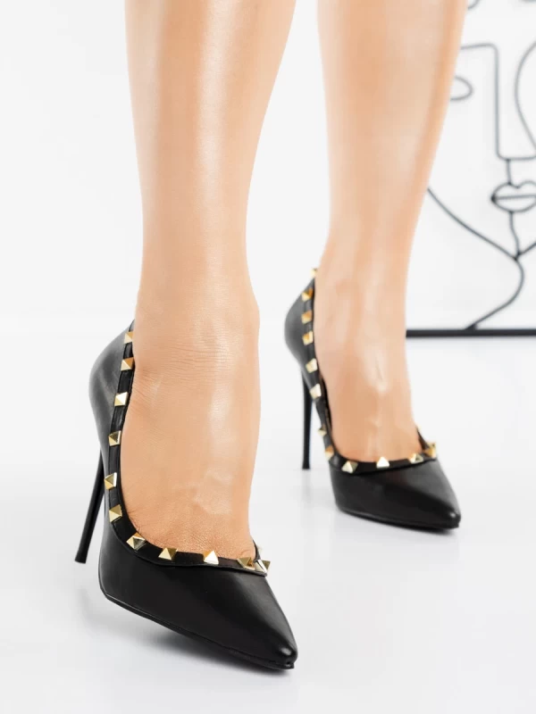 Pantofi Stiletto LD-1123 BLACK | L.DAY