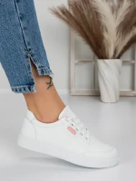 Damskie buty sportowe 926 Biały-Różowy | Fashion