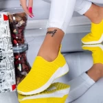 Damskie buty sportowe TF7 Żółty | Mei