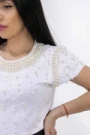 Tricou Dama WH-9359 ALB | KIKIRIKI