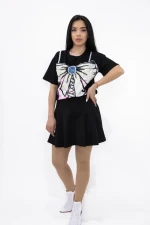 Tricou Dama V8352 NEGRU | KIKIRIKI