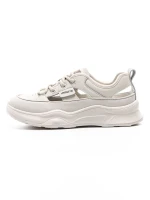 Pantofi Sport Dama din piele naturala 70136 CREAM | FRANCO GERARDO