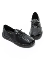 Pantofi Casual Dama din piele naturala 2810 BLACK | FORMAZIONE