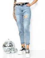 Blugi Dama SL1231 ALBASTRU | MINA