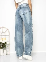 Blugi Dama L1171 ALBASTRU | FASHION