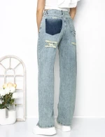 Blugi Dama M2216-5 ALBASTRU | FASHION