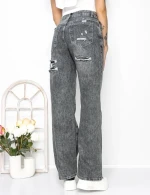 Blugi Dama M2227-2 GRI | FASHION