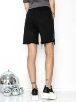 Blugi Scurti Dama GDS1819A NEGRU | MINA