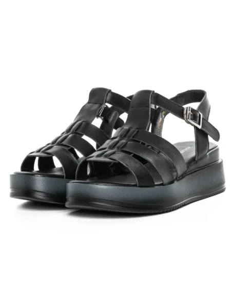 Sandale Dama din piele naturala 20295 BLACK | ADVANCER