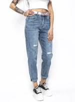 Blugi Dama RF087 ALBASTRU | MINA