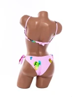 Costum de baie dama F333 ROZ-NEGRU | MEINA
