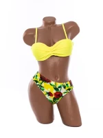 Costum de baie dama F335 GALBEN | MEINA