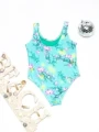 Costum de baie fete X31 VERDE | MEINA