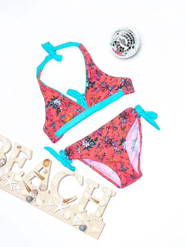 Costum de baie fete X66 CORAL | MEINA