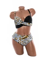 Costum de baie dama L905 LEOPARD-NEGRU | MEINA