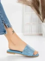 Papuci Dama cu Talpa Joasa 3AQ18 BLUE | MEI