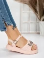 Sandale Dama cu Talpa Joasa 5WL23 PINK | MEI