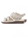 Sandale Dama din piele naturala 56681 CREAM | BERLINER