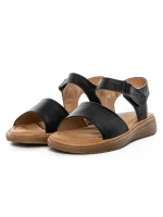 Sandale Dama din piele naturala 53301 BLACK | BERLINER