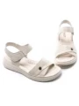 Sandale Dama din piele naturala 56685 CREAM | BERLINER