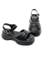 Sandale Dama din piele naturala K249-1 BLACK | FORMAZIONE