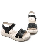 Sandale Dama din piele naturala 56687 BLACK | BERLINER