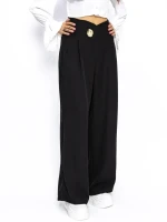 Pantaloni Dama P80170 NEGRU | KIKIRIKI